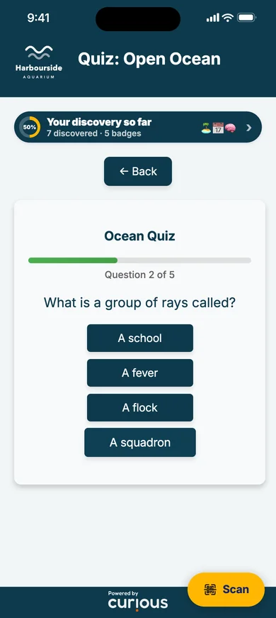 An Ocean Quiz question: what is a group of rays called?