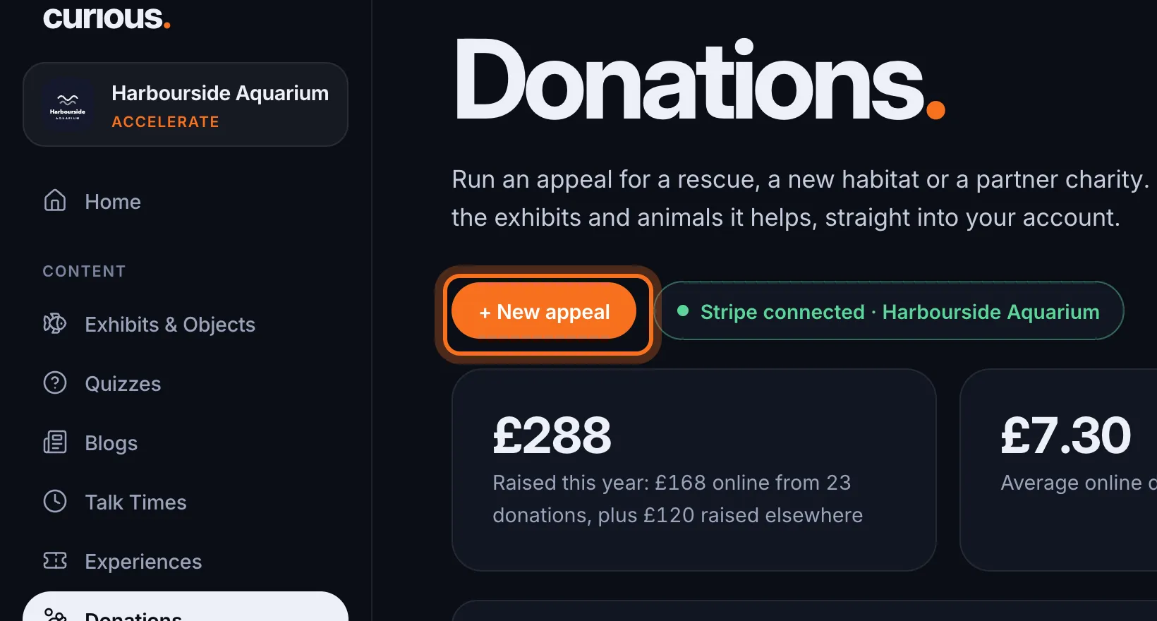 Step 2: Click + New appeal.